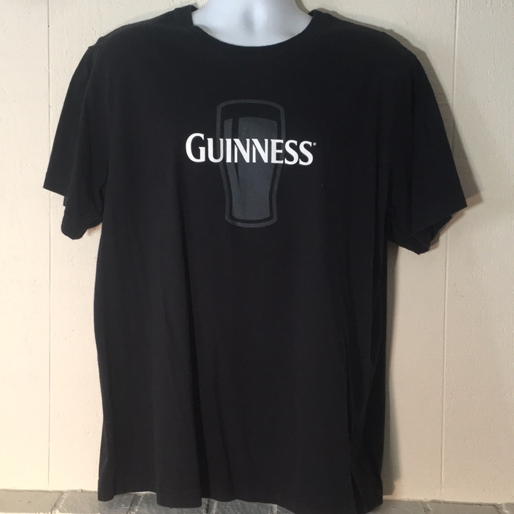 GUINNESS T-SHIRT BLACK LARGE
